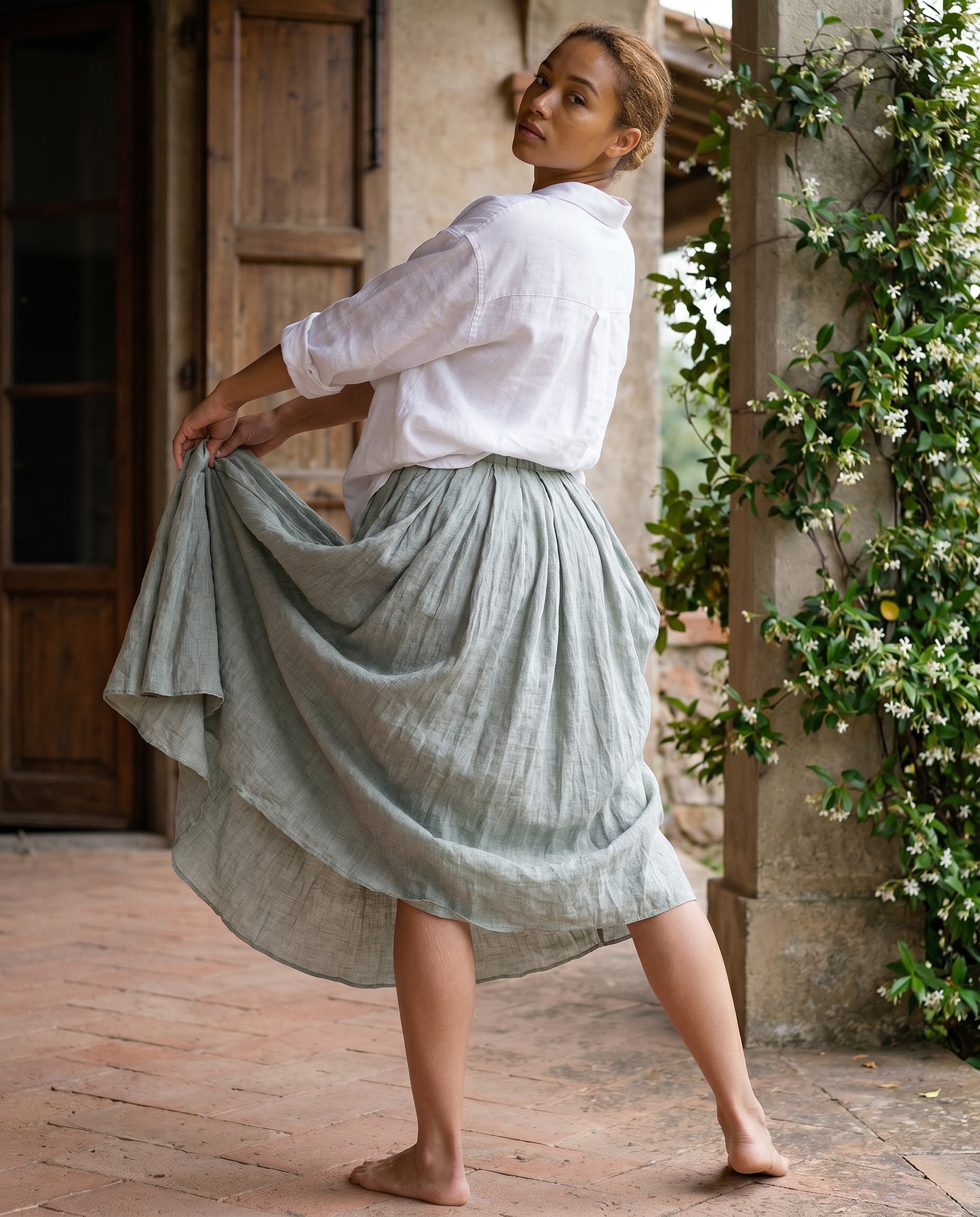 Falda larga Cala