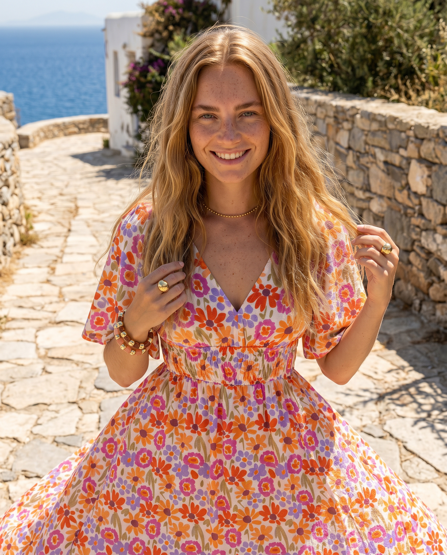 Vestido estampado Triana