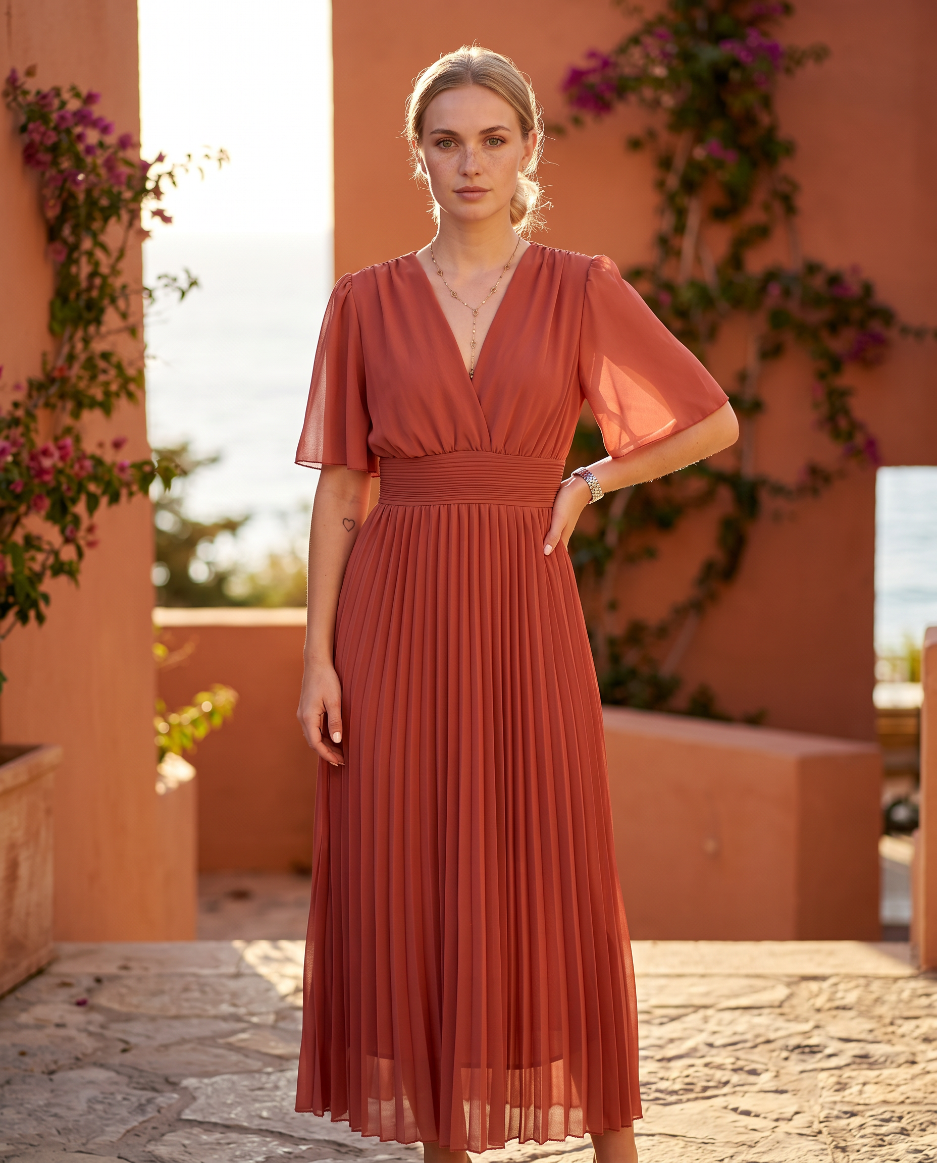 Vestido largo Rocío